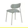 Silla Verde Tejido-Metal Contract 49 X 47 X 76 cm (Set de 6)