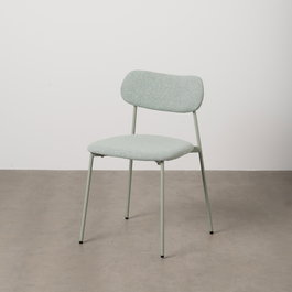 Silla Verde Tejido-Metal Contract 49 X 47 X 76 cm (Set de 6)