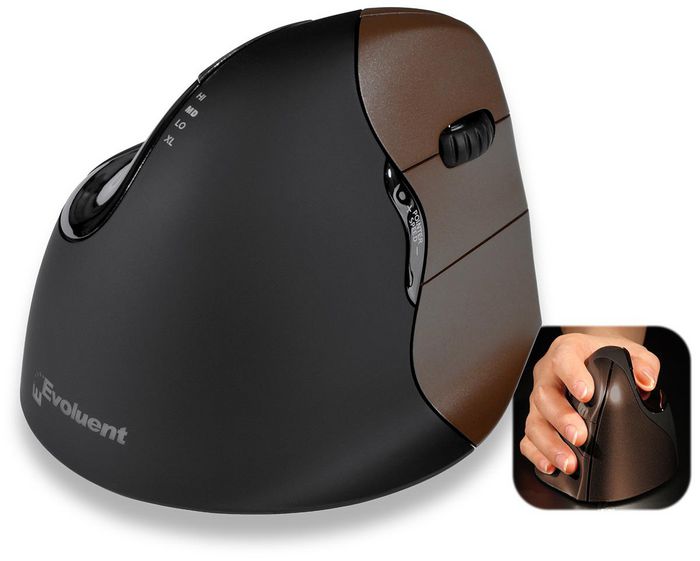 Evoluent VerticalMouse 4 Small Wireless para diestros