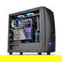 Thermaltake Commander C34 TG ARGB Black Midi Tower PC Negro con Ventana Lateral y Iluminación ARGB