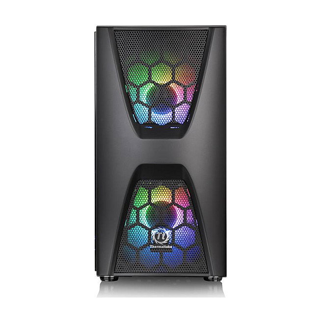 Thermaltake Commander C34 TG ARGB Black Midi Tower PC Negro con Ventana Lateral y Iluminación ARGB