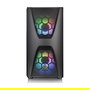 Thermaltake Commander C34 TG ARGB Black Midi Tower PC Negro con Ventana Lateral y Iluminación ARGB