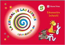 VICENS VIVES, Lectoescritura 5 (Espiral de letras) Infantil - VICENS VIVES