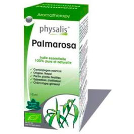 PHYSALIS Esencia de Palmarosa 10ml Bio Regenera Suaviza Calma Hidrata y Reafirma