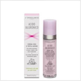 L'Erbolario Crema Facial Ácido Hialurónico Pieles Mixtas Hidratación Firmeza Elasticidad 50Ml