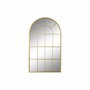 Espejo de pared DKD Home Decor Cristal Dorado Ventanas Hierro (70 x 2,5 x 120 cm)