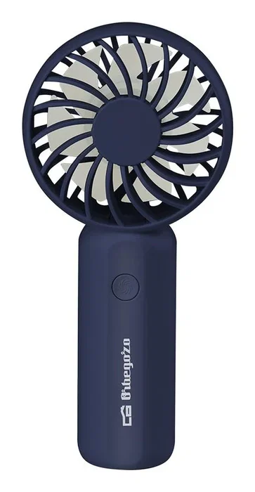 Orbegozo HF 2100 Ventilador de Mano y Nebulizador Personal Portátil Recargable USB-C, 3 Velocidades, Ligero (85g), Color Azul