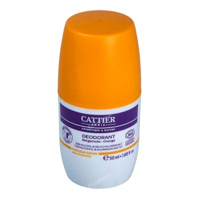 Cattier Desodorante Frescor Cítrico 24H Roll-on 50ml