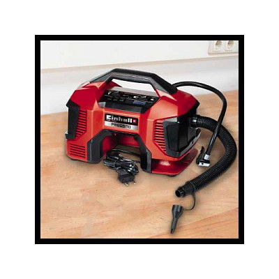 Einhell 4020460 Hybrid-Kompressor, 21 l/min, 11 bar, 90 W, 2,11 kg, Negro/Rojo