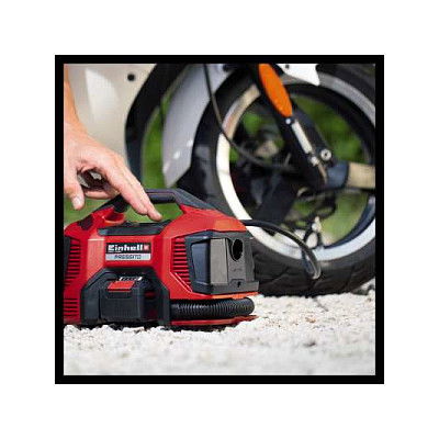 Einhell 4020460 Hybrid-Kompressor, 21 l/min, 11 bar, 90 W, 2,11 kg, Negro/Rojo
