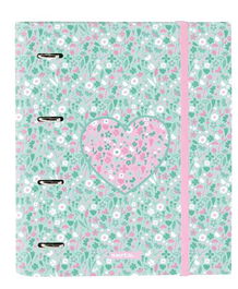 Carpeta de anillas Safta Cuore Menta 27 x 32 x 3.5 cm