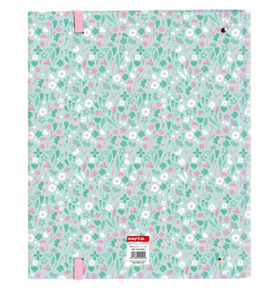 Carpeta de anillas Safta Cuore Menta 27 x 32 x 3.5 cm