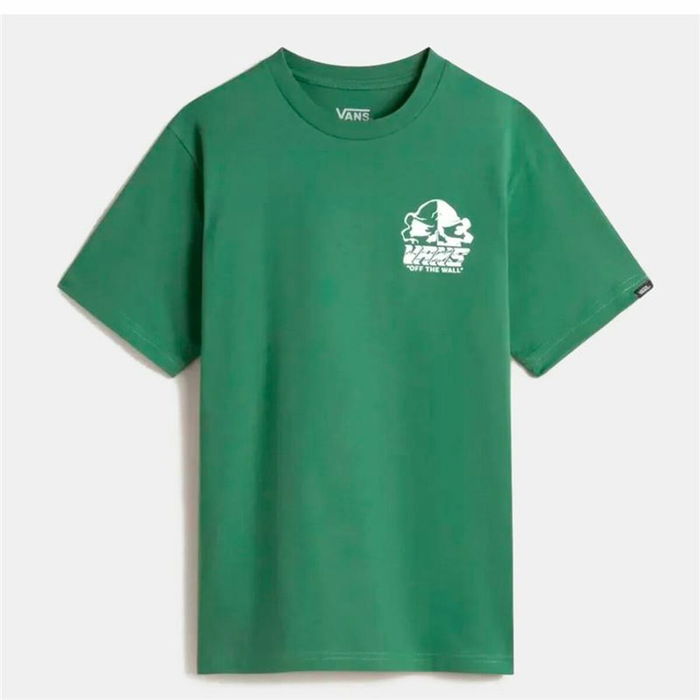 Camiseta de Manga Corta Niño Vans Verde