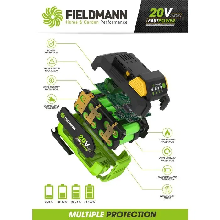 Fieldmann Batería FIE8590669303830 20V 4Ah
