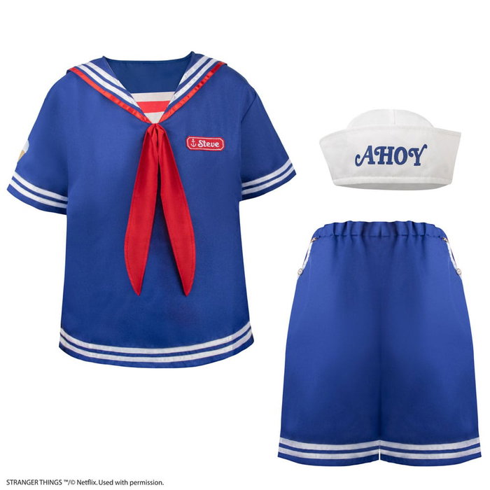 Stranger Things: Scoops Ahoy Steve Costume talla S/M Stranger Things: Scoops Ahoy Steve Costume talla S/M