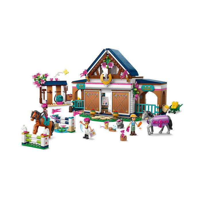 LEGO Friends 42688 Establos y escuela de equitación Juguete de construcción para mayores de 7 años