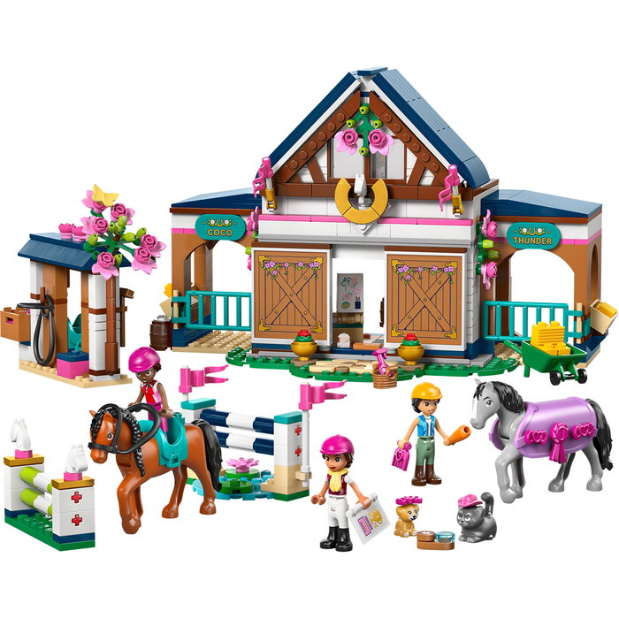 LEGO Friends 42688 Establos y escuela de equitación Juguete de construcción para mayores de 7 años
