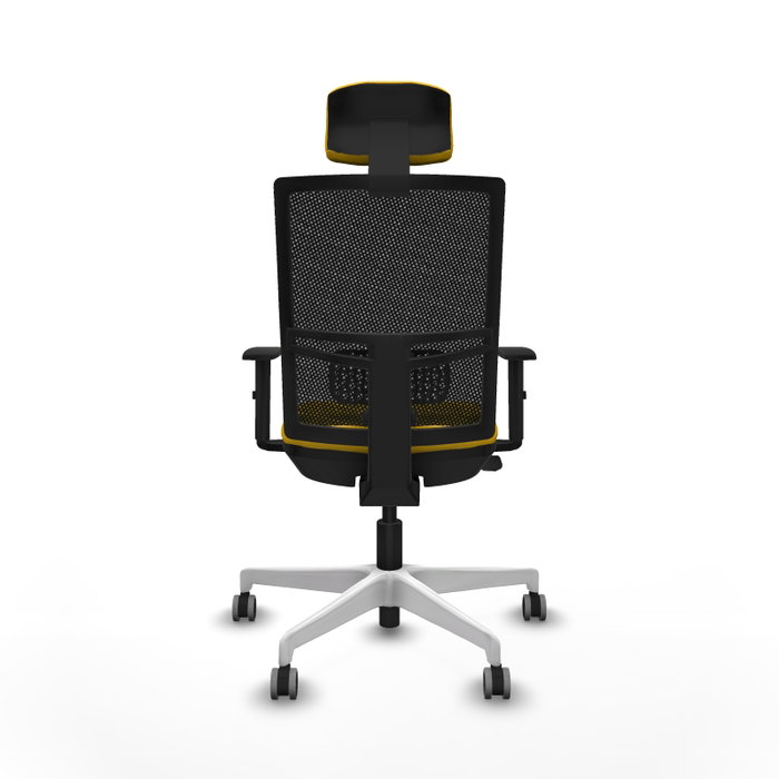 PIQUERAS Y CRESPO Silla de oficina Yunquera con mecanismo Sincro/Traslack Amarillo y Negro PIQUERAS Y CRESPO Silla de oficina Yunquera con mecanismo Sincro/Traslack Amarillo y Negro