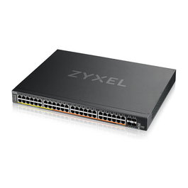Zyxel XMG2230-52HP Conmutador de Acceso Gestionado Layer 3 de 52 Puertos PoE++ (48 x 2.5G, 4 SFP+), 2400W, Montaje en Rack 1U