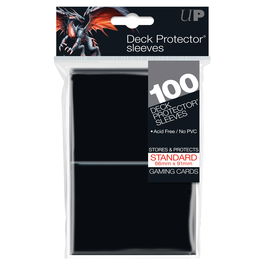 Ultra PRO 82691 Funda de Tarjeta Negro 66x91mm 100 Unidades