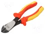 MODECO EXPERT Alicates de corte diagonal con aislamiento 180 mm
