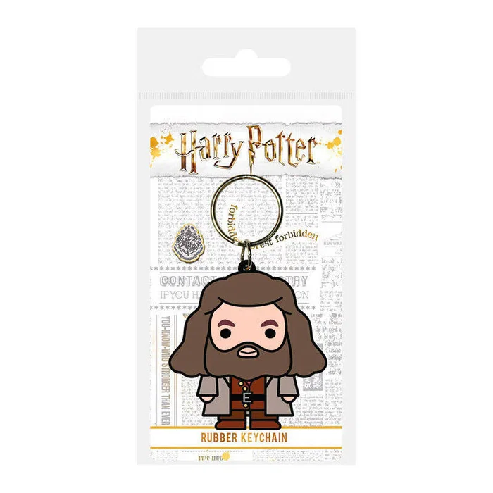 Pyramid Llavero Harry Potter Hagrid Chibi Caucho 6cm Coleccionable