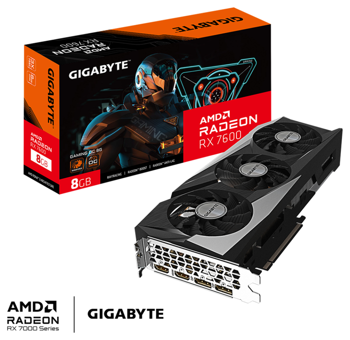Gigabyte Radeon RX 7600 Gaming OC 8 GB GDDR6
