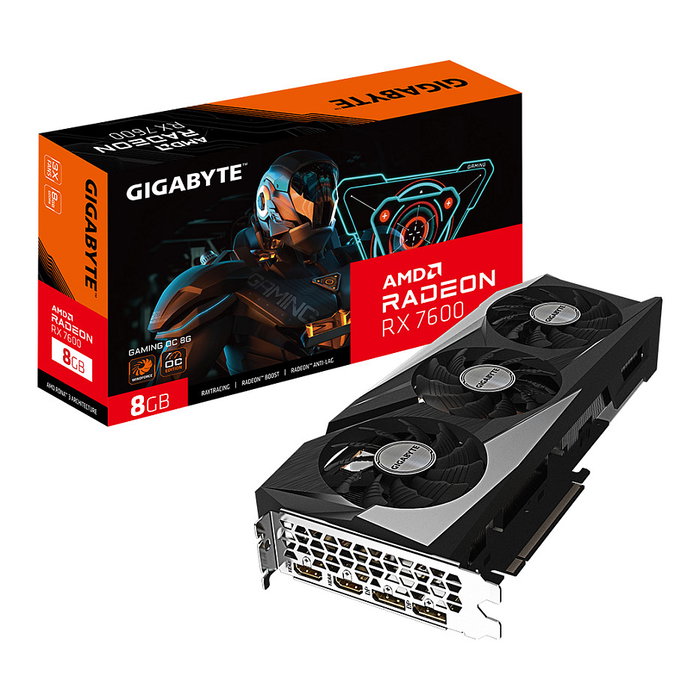 Gigabyte Radeon RX 7600 Gaming OC 8GB GDGD6 Gigabyte Radeon RX 7600 Gaming OC 8GB GDGD6