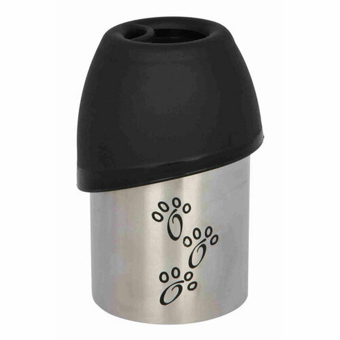 Botella Bebedero de Agua para Perros Trixie 300 ml Acero Inoxidable Plástico Botella Bebedero de Agua para Perros Trixie 300 ml Acero Inoxidable Plástico