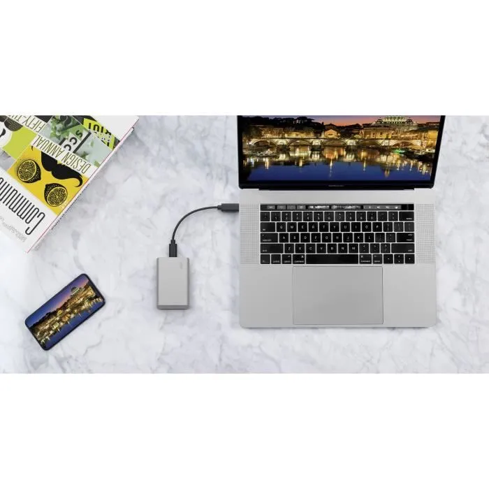 SSD externo - LaCie - SSD portátil - 2 TB - NVMe - USB-C (STKS2000400)