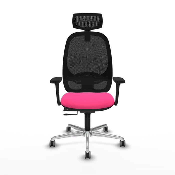 PIQUERAS Y CRESPO Silla de oficina Cilanco con mecanismo Sincro/Traslack, Rosa y Negro PIQUERAS Y CRESPO Silla de oficina Cilanco con mecanismo Sincro/Traslack, Rosa y Negro