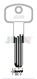 JMA Llaves de Seguridad Latón SEC-3