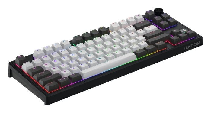 Hator Skyfall 80 PRO Wireless Teclado Mecánico Gaming Gris-Negro USB-C Bluetooth
