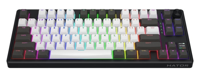 Hator Skyfall 80 PRO Wireless Teclado Mecánico Gaming Gris-Negro USB-C Bluetooth
