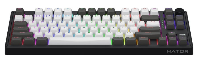 Hator Skyfall 80 PRO Wireless Teclado Mecánico Gaming Gris-Negro USB-C Bluetooth