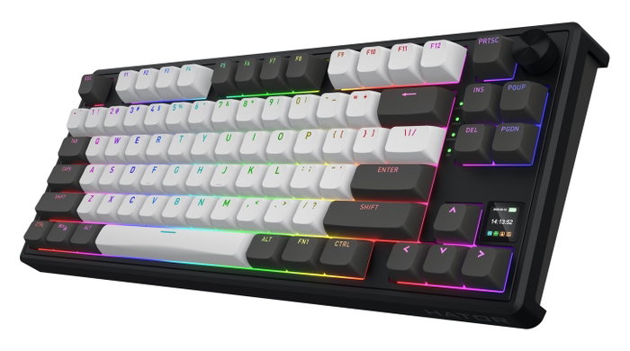 Hator Skyfall 80 PRO Wireless Teclado Mecánico Gaming Gris-Negro USB-C Bluetooth