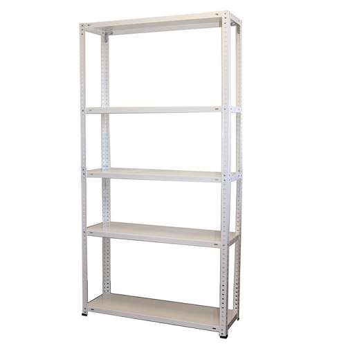 Homelux Kit Estantería Metálico 5 Baldas 170x75x30 Blanco Homelux Kit Estantería Metálico 5 Baldas 170x75x30 Blanco