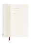 Moleskine DSF218WN3Y26 Agenda Semanal 18 Meses L (13 x 21 cm) 2025-2026 Tapa Blanda Rojo