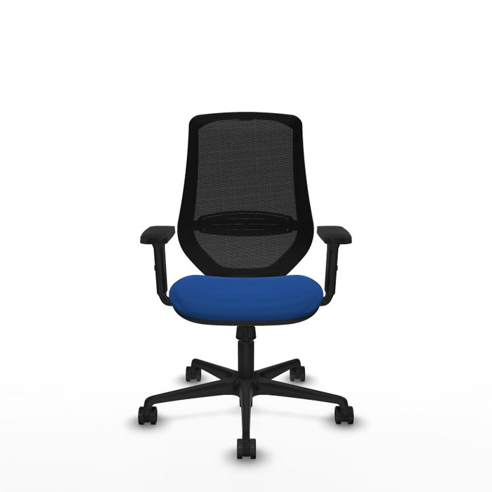 PIQUERAS Y CRESPO Silla de oficina Mardos con Mecanismo Sincro, Azul y Negro PIQUERAS Y CRESPO Silla de oficina Mardos con Mecanismo Sincro, Azul y Negro