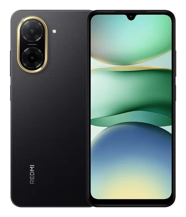 Xiaomi Redmi A5 Smartphone 17,5 cm (6.88") 4GB RAM 128GB Android 15 Go edition 4G Dual SIM Cámara 32MP 5200 mAh Pantalla 120Hz Negro Midnight Black