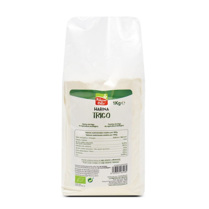 LA FINESTRA SUL CIELO Harina de trigo blanca BIO 1kg LA FINESTRA SUL CIELO Harina de trigo blanca BIO 1kg