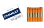 Manley Estuche de 12 Ceras Naranja 60mm