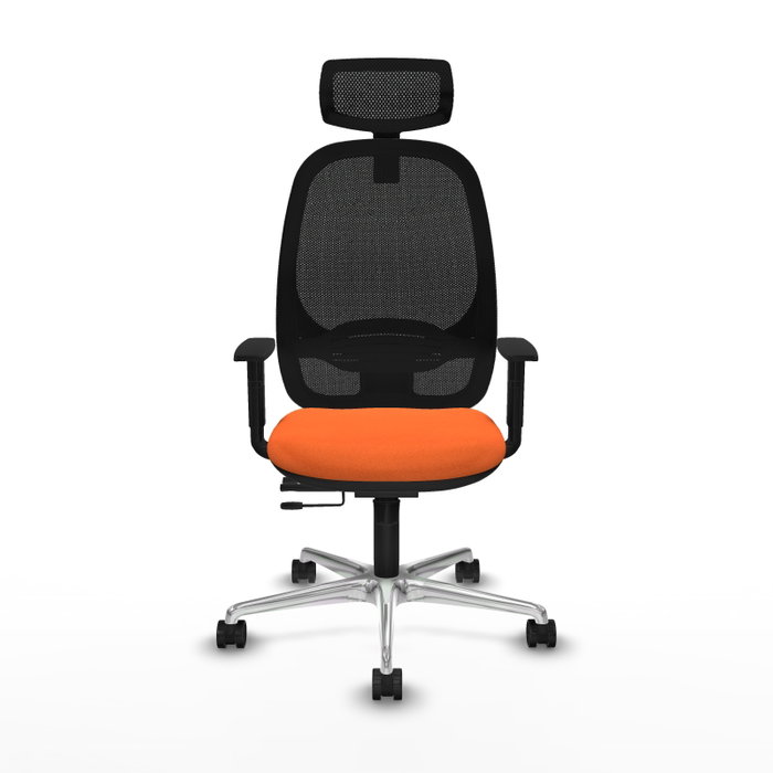 PIQUERAS Y CRESPO Silla de oficina Cilanco Naranja y Negro PIQUERAS Y CRESPO Silla de oficina Cilanco Naranja y Negro