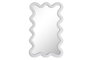 DKD Home Decor Espejo LED Abstracto Neón Blanco 2 x 35 x 22 cm