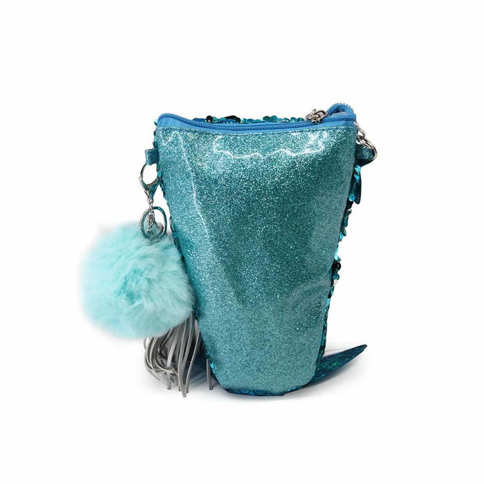 Oh My Pop Bolso Bandolera Action Wow-Siren Azul Pequeño con Cadena de 116cm