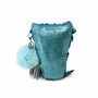 Oh My Pop Bolso Bandolera Action Wow-Siren Azul Pequeño con Cadena de 116cm