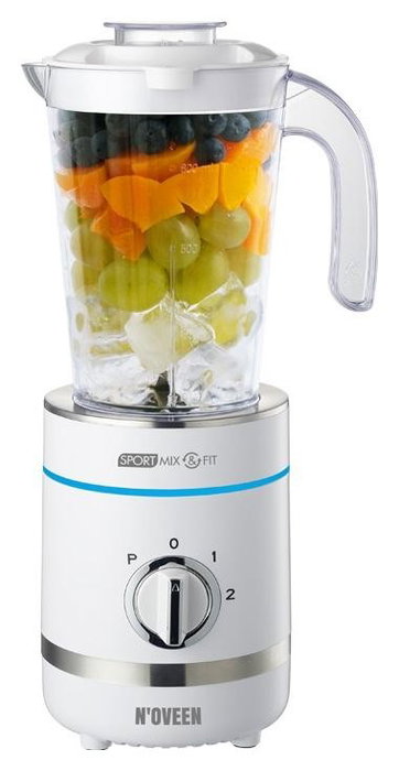 Batidora de Vaso N'oveen SB2100 Blanco 500 W 800 ml