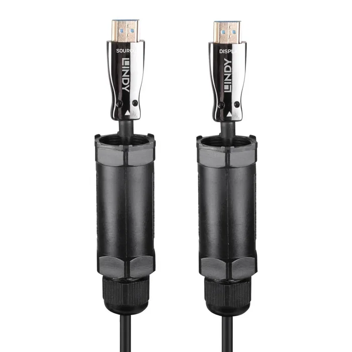 Lindy 38529 Cable HDMI 2.1 de 20 metros - Alta Velocidad 48 Gbps - 8K UHD 120Hz - 4K - Macho a Macho - Negro