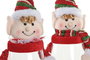 DKD Home Decor Figura Navidad Tradicional Elfo Multicolor Poliester Pe 15 x 46 x 15 cm (6 Unidades)