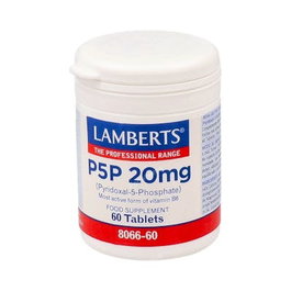 LAMBERTS P5P Vitamina B6 Piridoxal-5-Fosfato 20mg 60 comp.